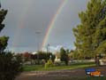 Arco Iris sobre la rotonda